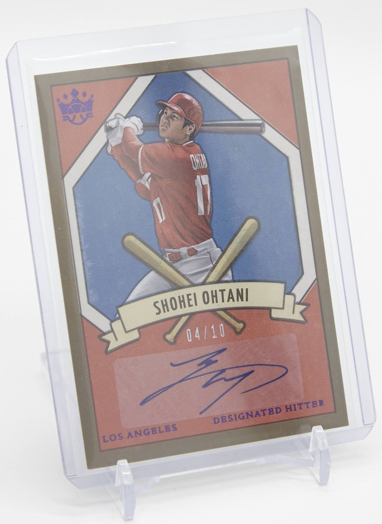 大谷翔平 直筆サインカード 10枚限定パラレル【初期型サイン】2019 Panini Diamond Kings DK205 Signatures AUTO #205S-SO