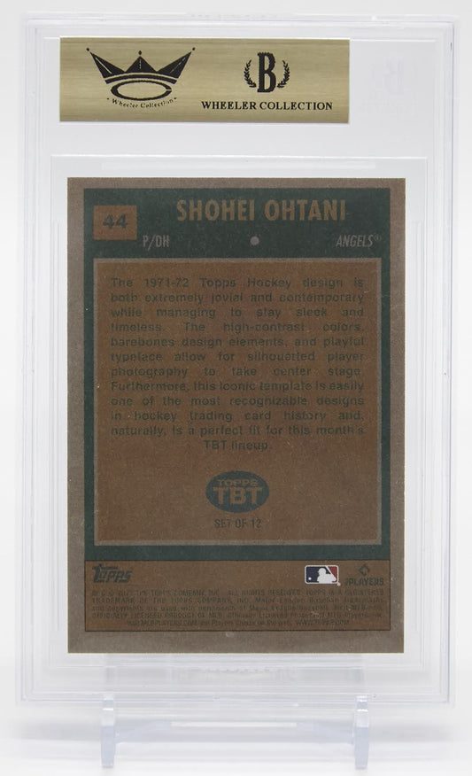 大谷翔平 1,588枚限定カード【BGS グレーディング済 9.5 GEM MINT】1971-72 Topps Hockeyデザイン復刻版 2023 Topps Throwback Thursday #44