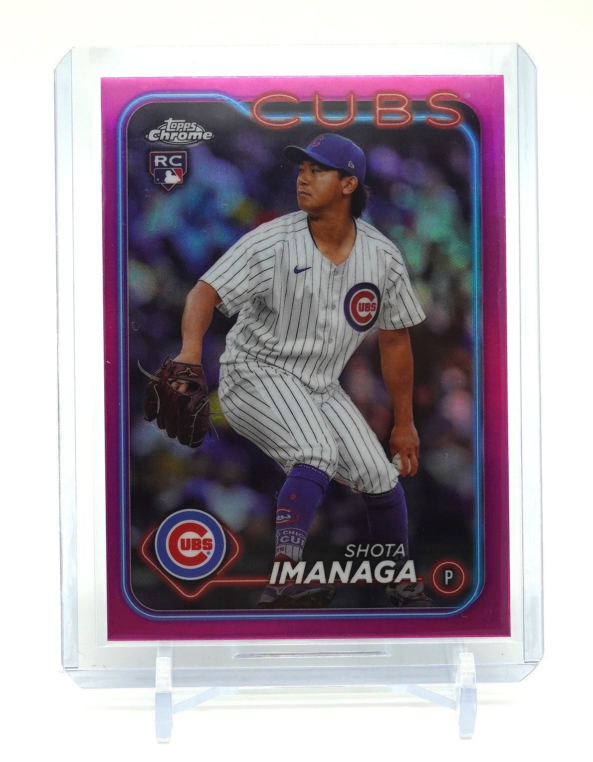 今永昇太 ルーキーカード Pinkリフラクター 2024 Topps Chrome Pink Refractor #121 Shota Imanaga RC