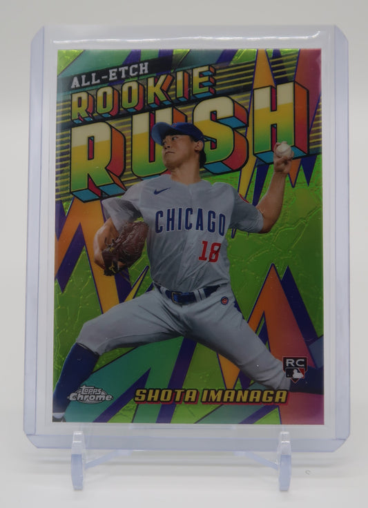 今永昇太 ルーキーカード 2024 Topps Chrome All Etch Rookie Rush #CERR-18 Shota Imanaga RC SP