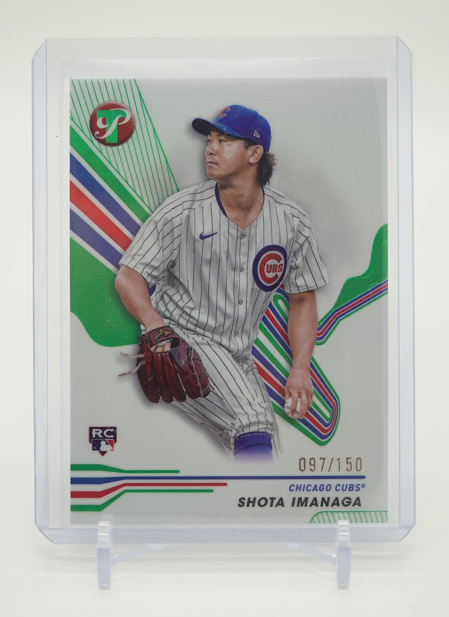 今永昇太 ルーキーカード 150枚限定 Greenリフラクター 2024 Topps Pristine Green Refractor #48 Shota Imanaga RC #'d/150