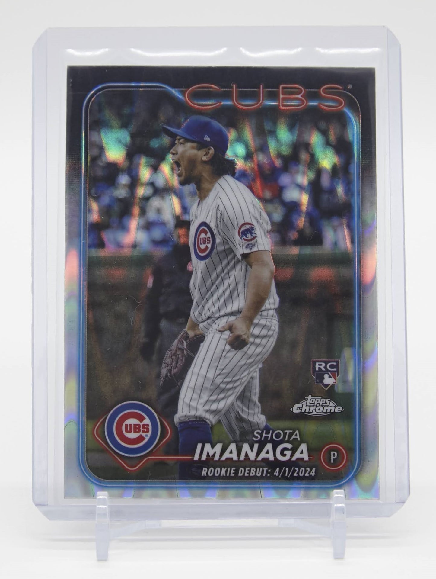 今永昇太 ルーキーカード RayWave リフラクター パラレル 2024 Topps Chrome Update Series Ray Wave Refractor #USC95 Shota Imanaga RC