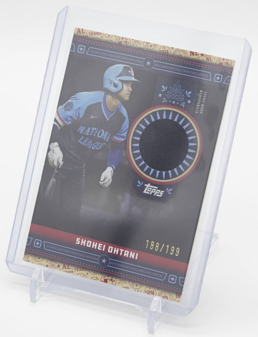 大谷翔平 199枚限定 オールスターゲーム レリック (ジャージ) カード 2024 Topps Update All-star Stiches Relic Card #ASR-SO Shohei Ohtani #'d/199