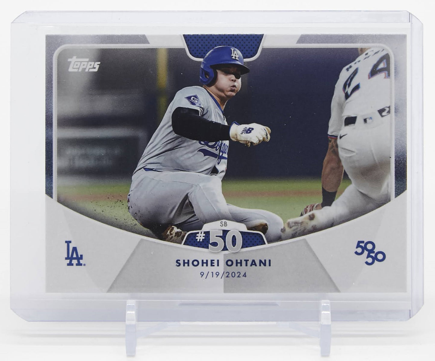 大谷翔平 50/50カード 50盗塁 2024 Topps 50/50 Shohei Ohtani Stolen Base #50 #98
