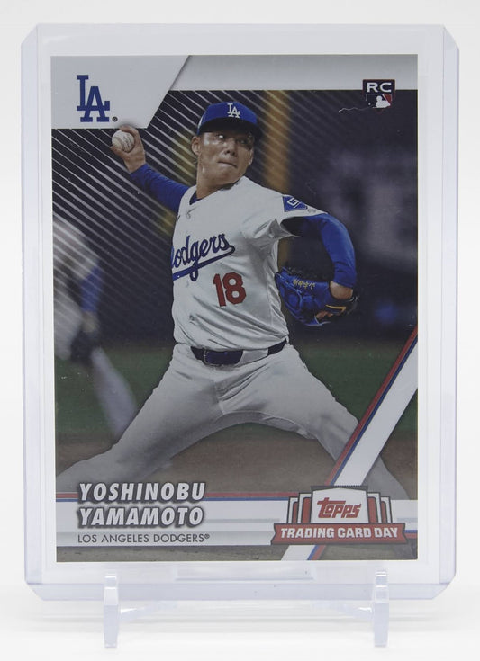 山本由伸 ルーキーカード 2024 Topps Trading Card Day #LAD-2 Yoshinobu Yamamoto RC