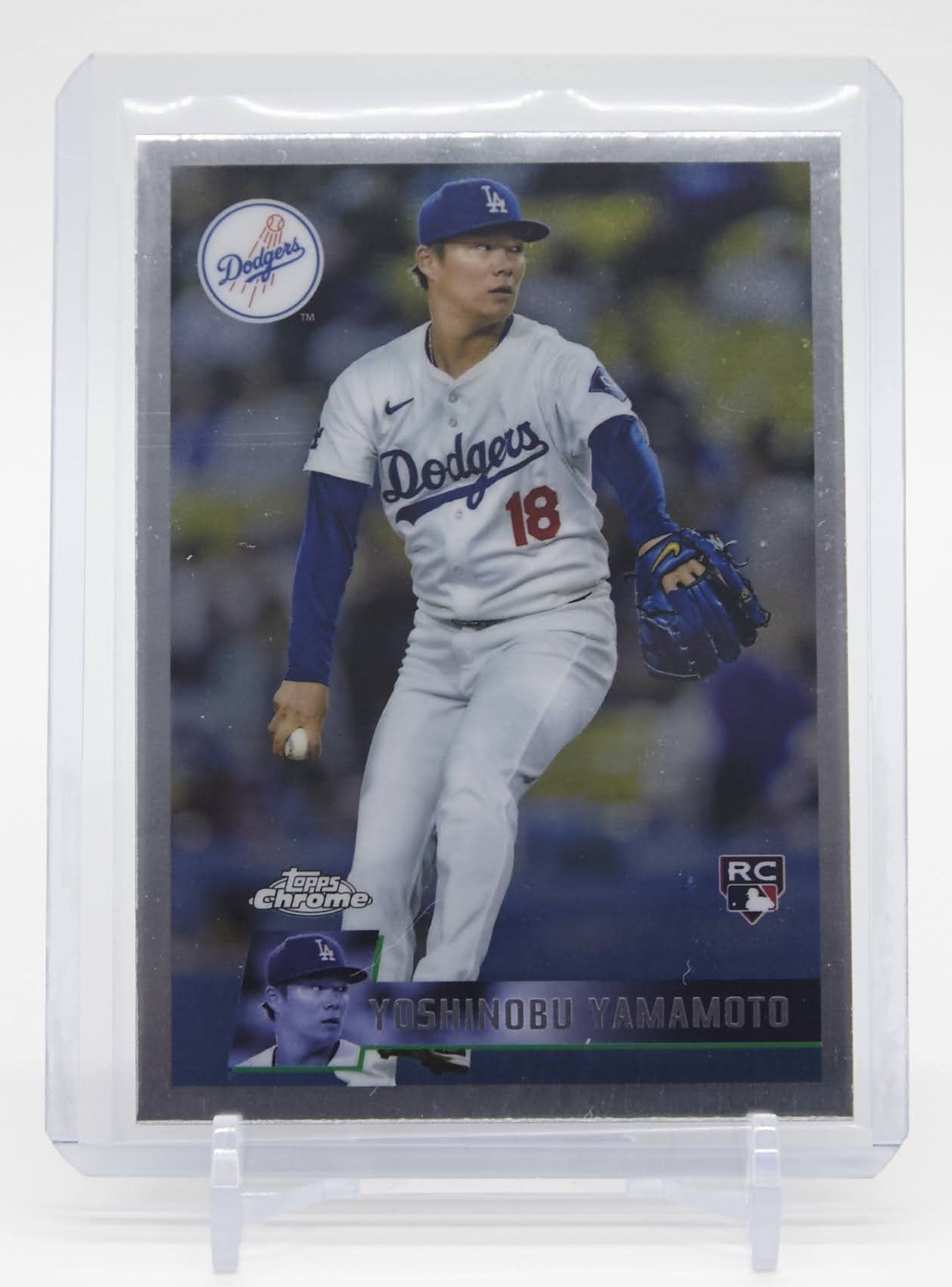 山本由伸 ルーキーカード 2024 Topps Chrome Lids Mitchell & Ness Limited Variation Yoshinobu Yamamoto RC #30