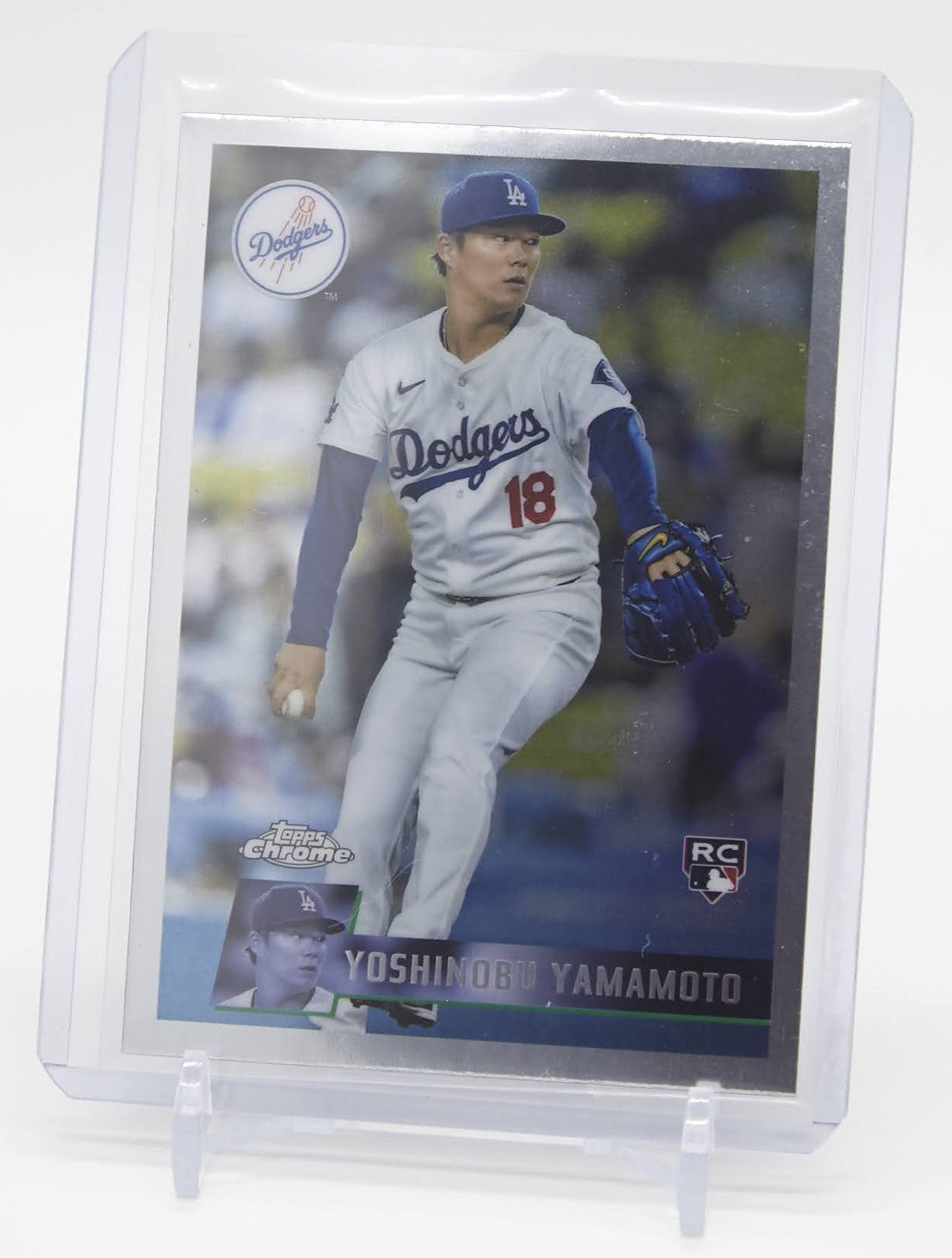山本由伸 ルーキーカード 2024 Topps Chrome Lids Mitchell & Ness Limited Variation Yoshinobu Yamamoto RC #30