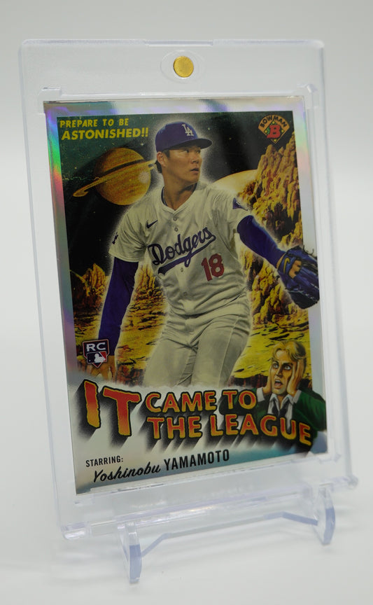 山本由伸 ルーキーカード インサート「It Came to the League」リフラクター 2024 Bowman Chrome #IT-6 Yoshinobu Yamamoto RC