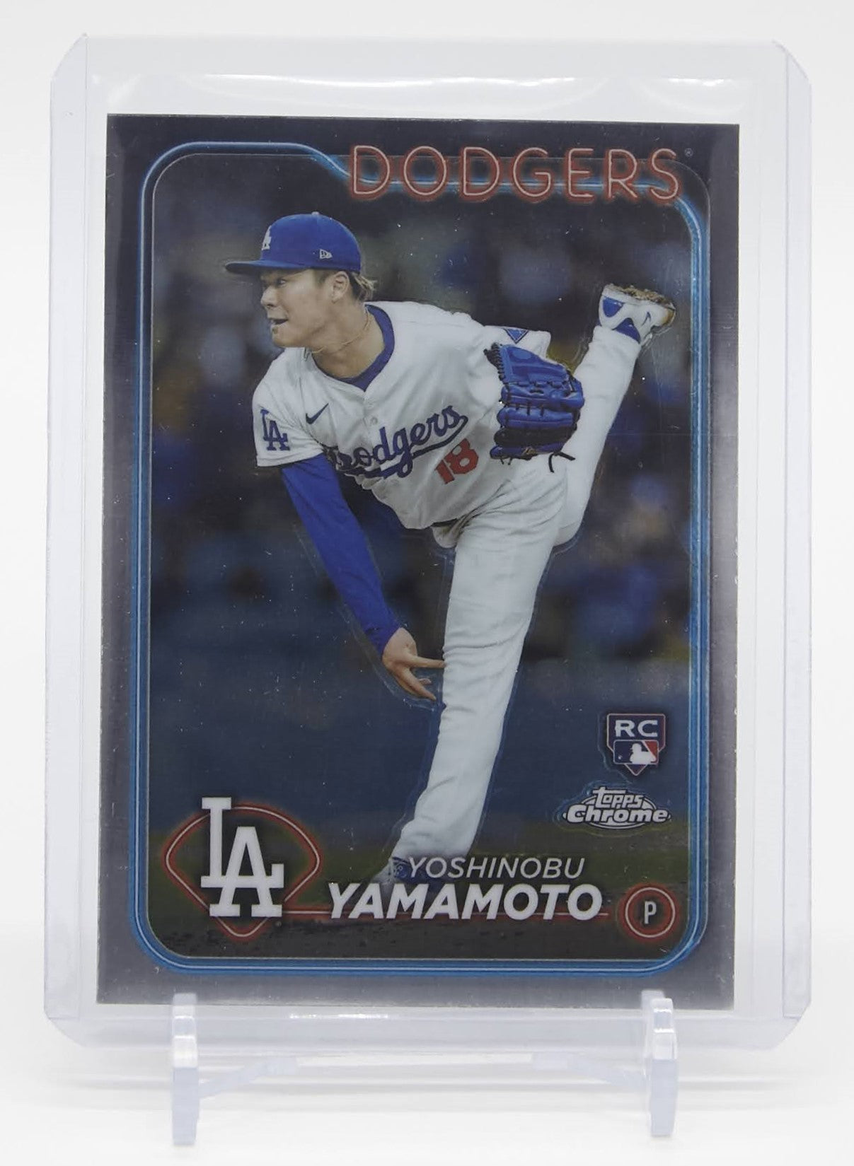 山本由伸 ルーキーカード 2024 Topps Chrome #18 Yoshinobu Yamamoto RC