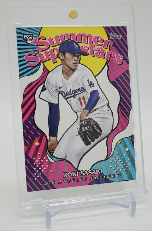 佐々木朗希 ルーキーカード Summer Superstars インサート 2025 Topps Series 2 Baseball #SS-41 Roki Sasaki RC