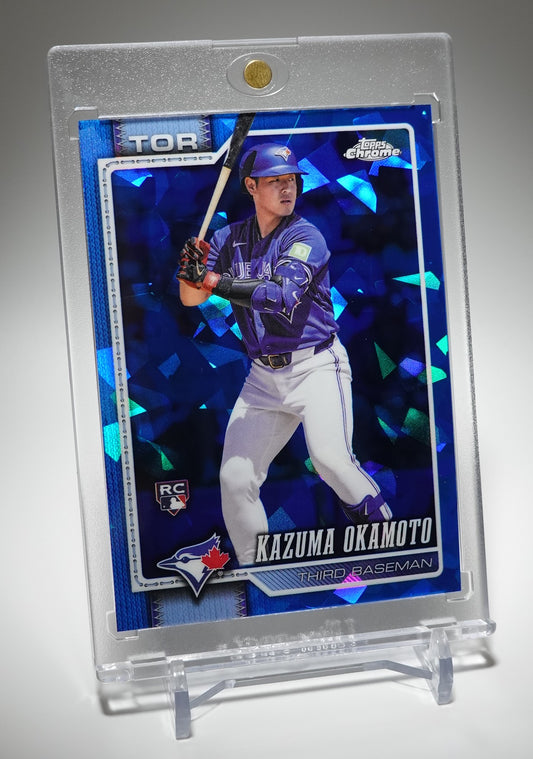 岡本和真 ルーキーカード 2026 Topps Chrome Sapphire Edition #78 Kazuma Okamoto RC|ブルージェイズ サファイア