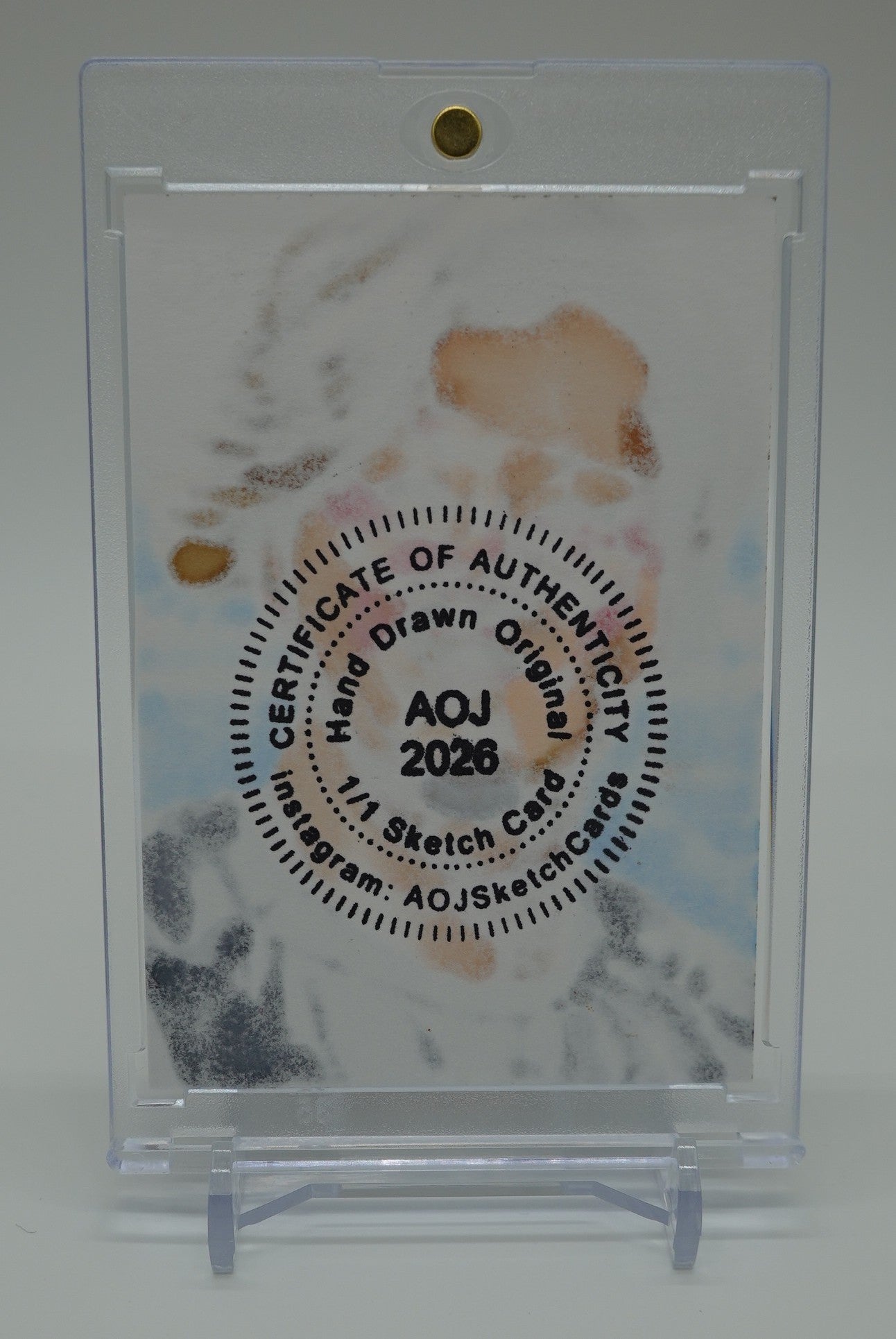 村上宗隆 RC 世界1枚限定 オリジナル手描きスケッチカード 2026 AOJ Hand Drawn Original 1/1 Sketch Card Munetaka Murakami RC 一点物