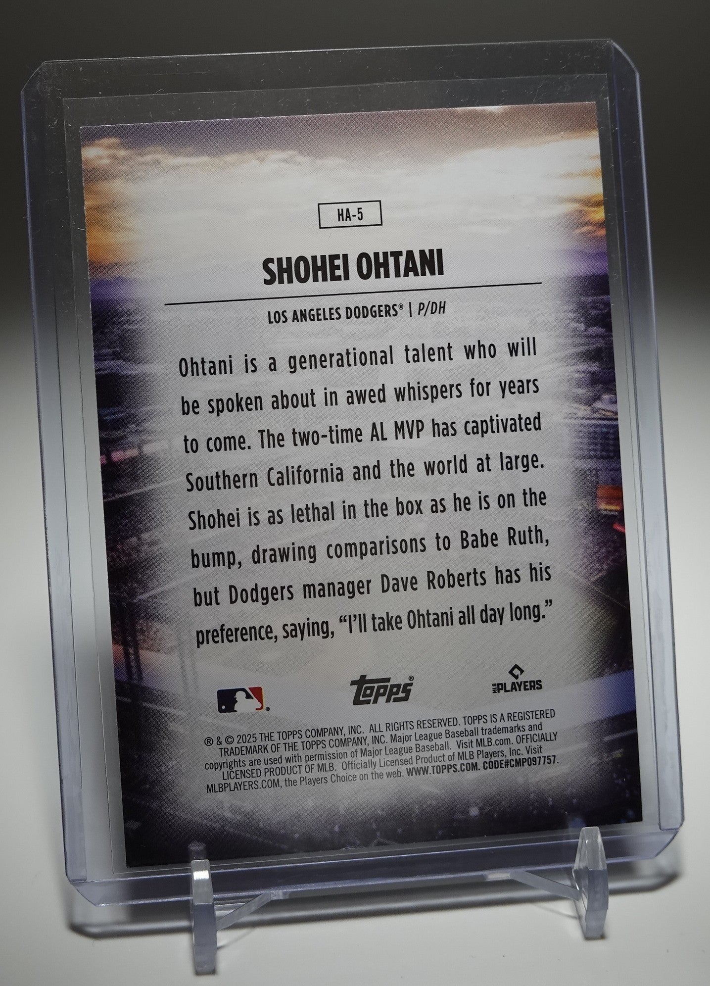 大谷翔平 人気のショートプリント・インサート「Home Field Advantage」 2025 Topps Series1 Topps Chrome Home Field Advantage SP #HA-5 Shohei Ohtani