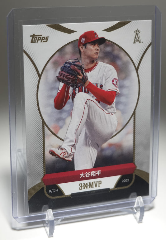 大谷翔平 2021年MVP 漢字表記パラレル 2025 Topps Welcome to the Club: 3 X MVP 2021 MVP Kanji Script Variation #1