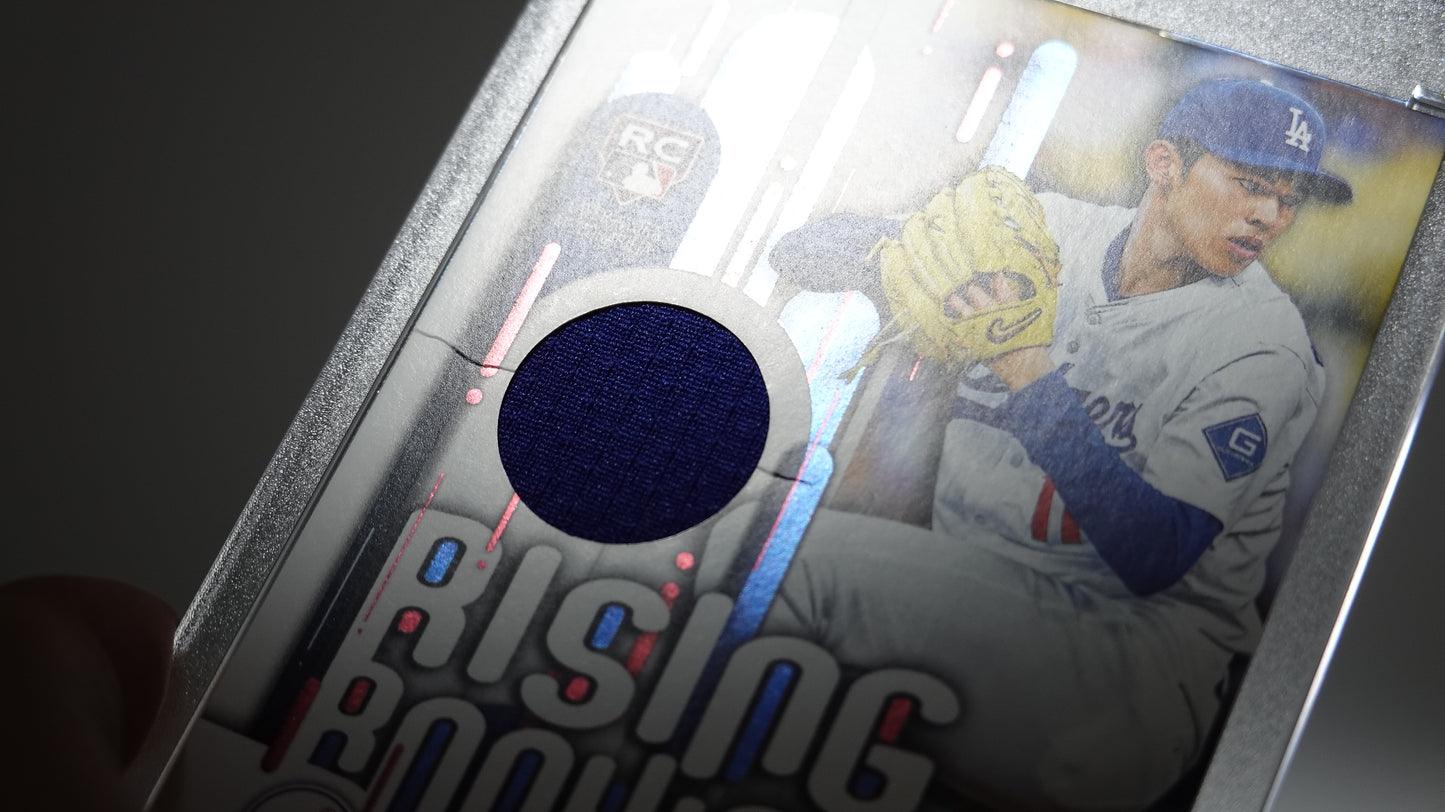 佐々木朗希 レリック(ジャージ)・ルーキーカード 2025 Topps Baseball Update Series Rising Rookies Relic Card #RRR-RS Roki Sasaki RC