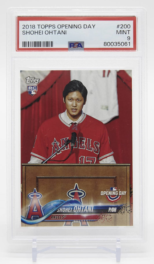 大谷翔平 ルーキーカード【PSA グレーディング済 9 MINT】 2018 Topps Opening Day #200 RC
