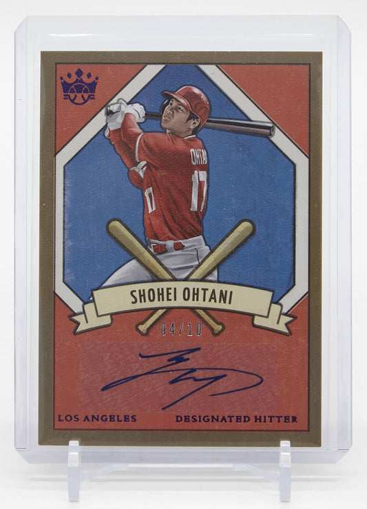 大谷翔平 直筆サインカード  10枚限定パラレル【初期型サイン】2019 Panini Diamond Kings DK205 Signatures AUTO #205S-SO