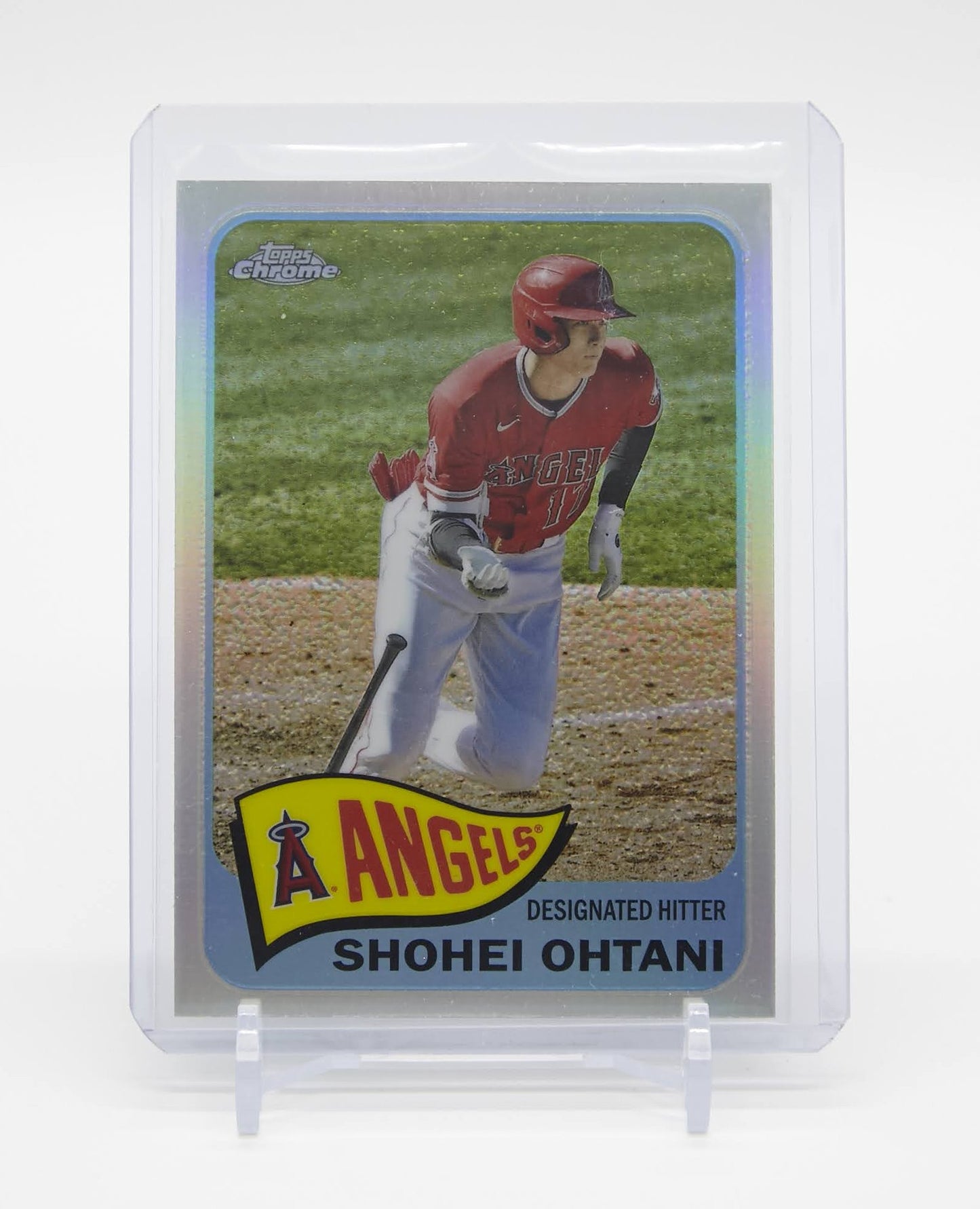 大谷翔平 リフラクター 1965 Topps Baseball 復刻デザイン 2021 Topps Chrome Refractor 1965 Topps Redux #TH65-4 Shohei Ohtani