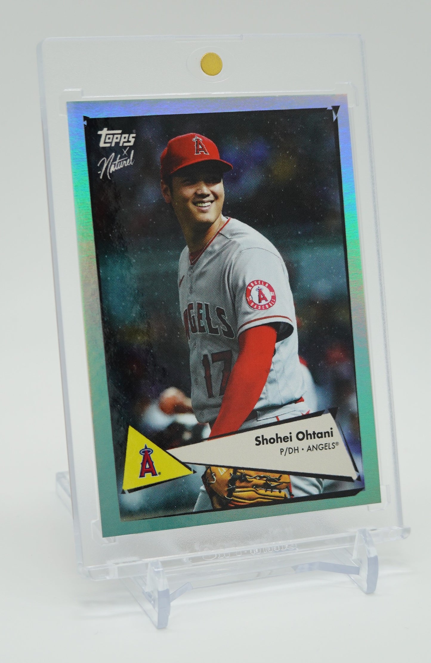 Angels 大谷翔平 世界75枚限定 Seafoam Foil パラレル 2022 Topps x Naturel 1952 Shohei Ohtani Seafoam Foil #25 #'d/75