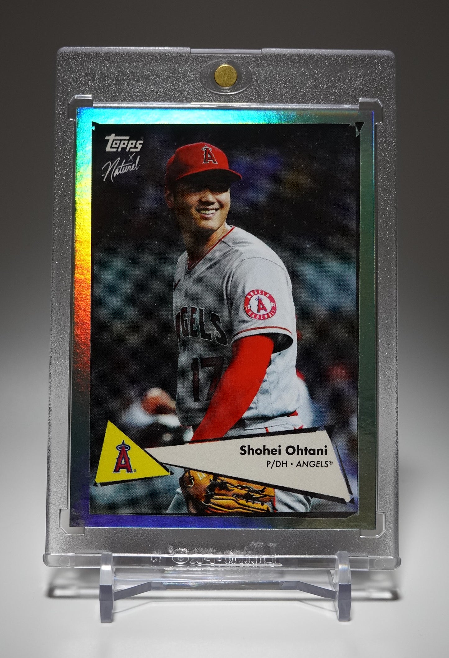 Angels 大谷翔平 世界75枚限定 Seafoam Foil パラレル 2022 Topps x Naturel 1952 Shohei Ohtani Seafoam Foil #25 #'d/75