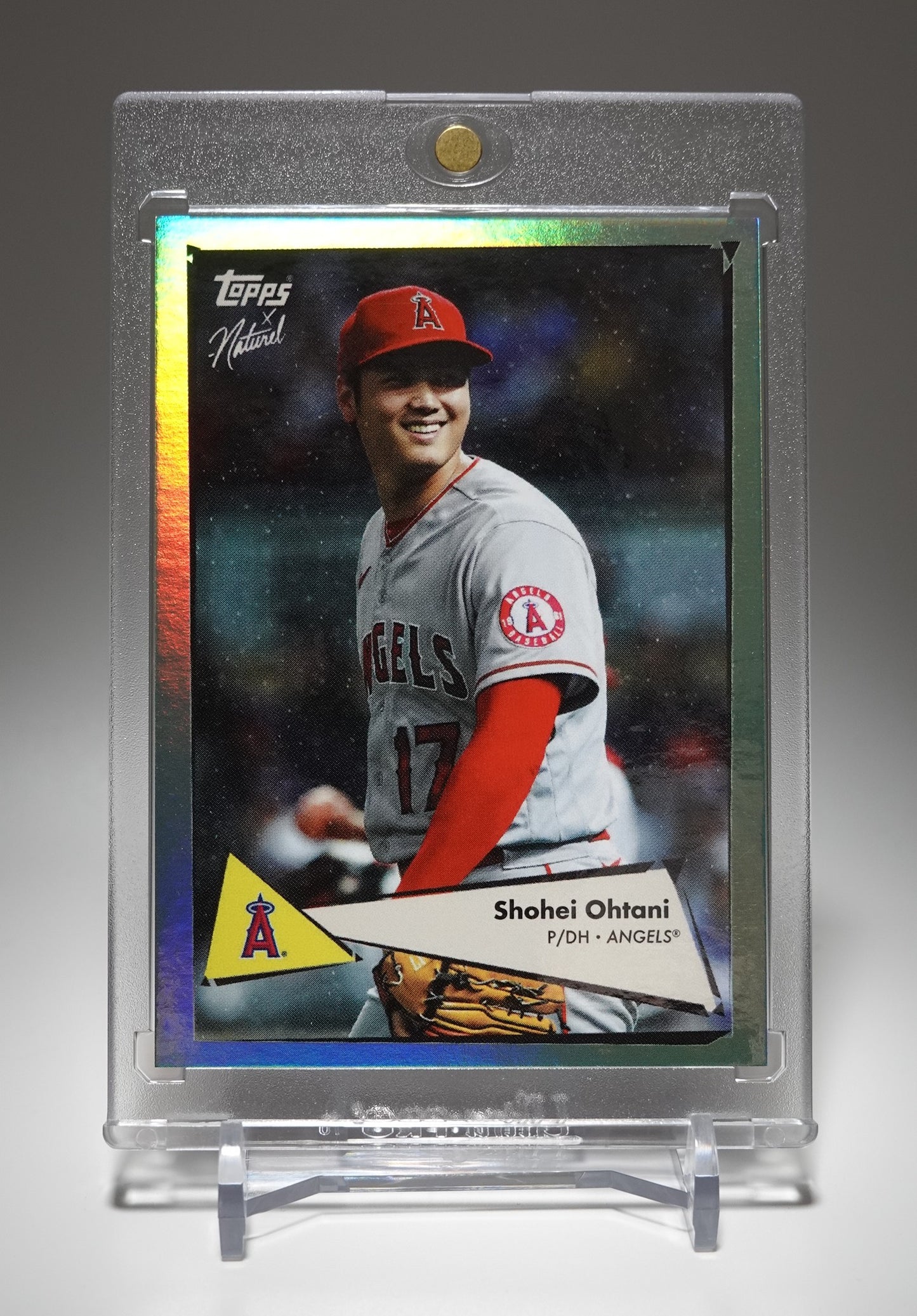 Angels 大谷翔平 世界75枚限定 Seafoam Foil パラレル 2022 Topps x Naturel 1952 Shohei Ohtani Seafoam Foil #25 #'d/75