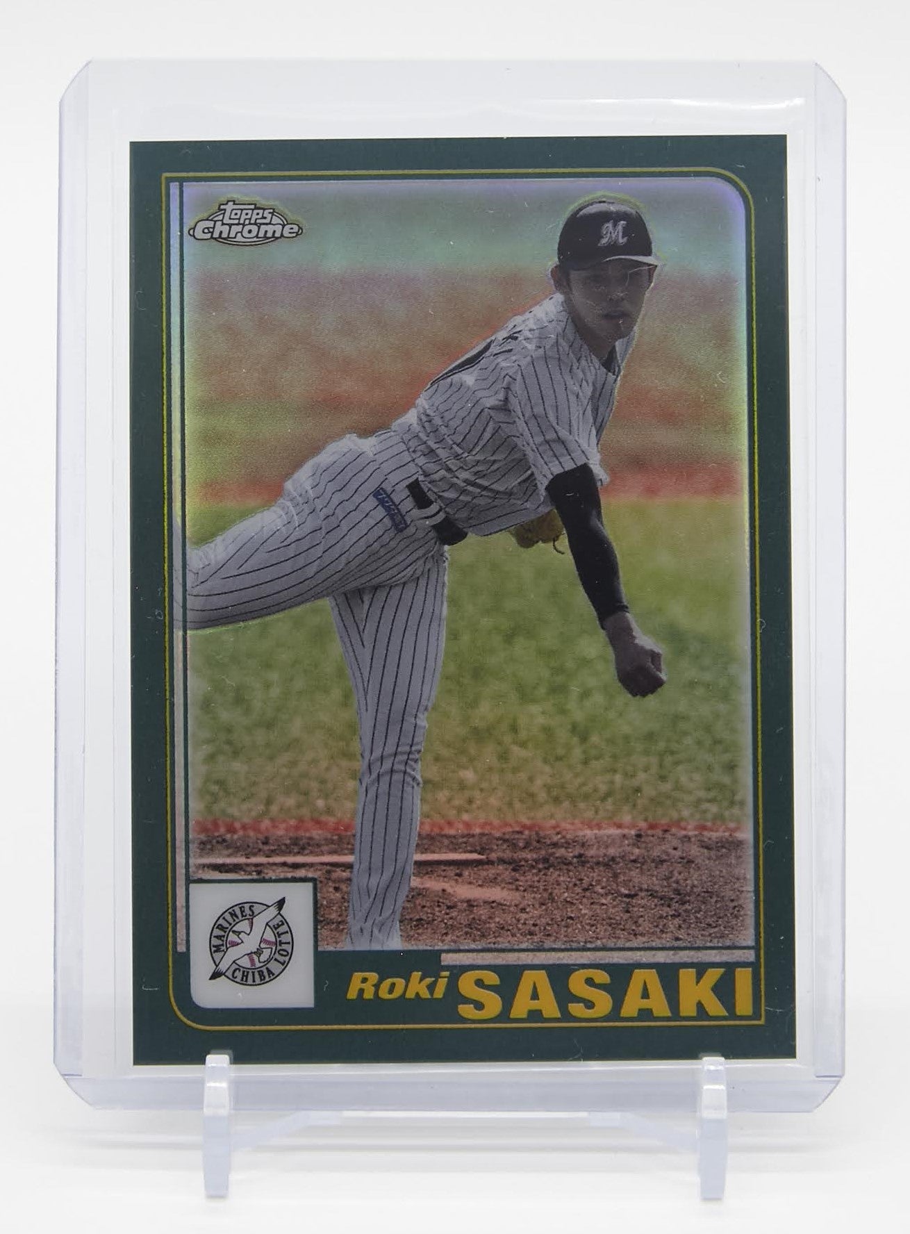 佐々木朗希「2001 Topps」復刻版リフラクター 2023 Topps NPB Chrome 2001 Topps Refractor #01-9 Roki Sasaki
