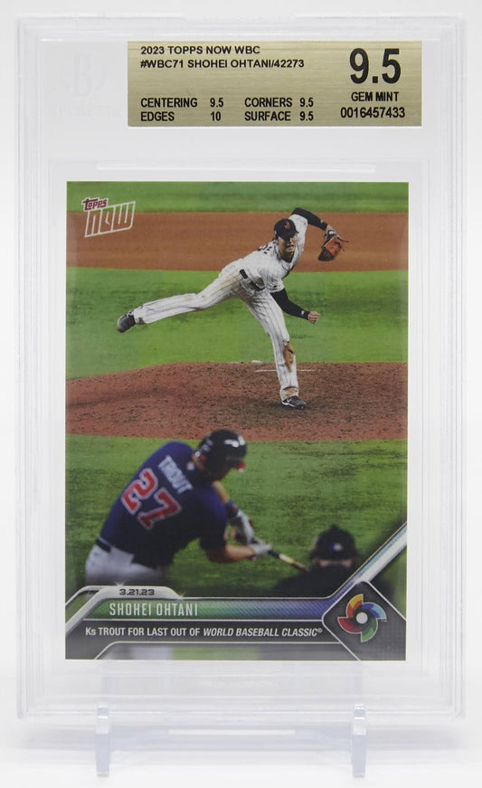大谷翔平 WBCカード【BGS グレーディング済 9.5 GEM MINT】2023 Topps Now WBC #WBC71