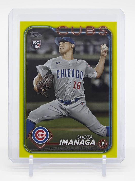 今永昇太 ルーキーカード Yellowパラレル 2024 Topps Series2 Yellow #442 Shota Imanaga RC