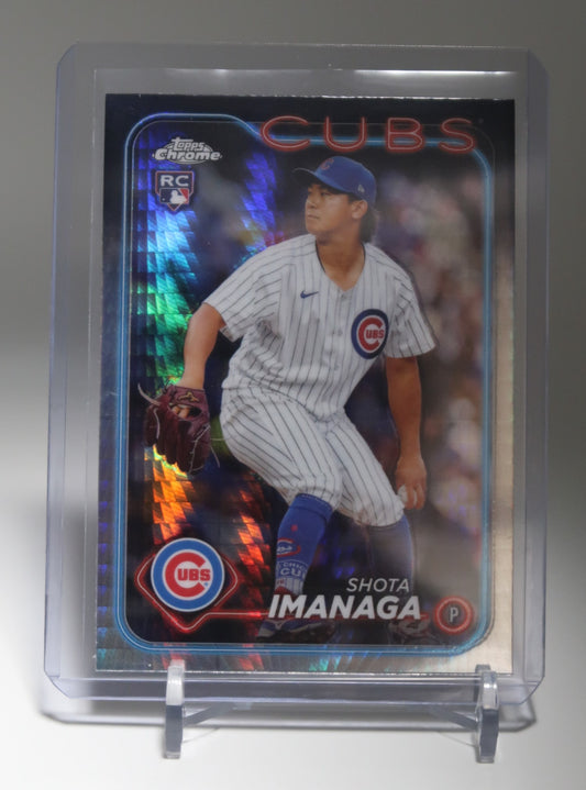 今永昇太 ルーキーカード Prismリフラクター 2024 Topps Chrome Prism Refractor #121 Shota Imanaga RC