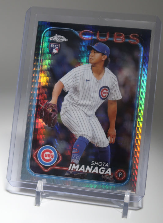 今永昇太 ルーキーカード Prismリフラクター 2024 Topps Chrome Prism Refractor #121 Shota Imanaga RC