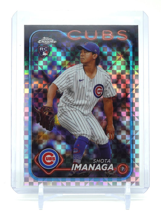 今永昇太 ルーキーカード X-fractorパラレル 2024 Topps Chrome X-fractor #121 Shota Imanaga RC