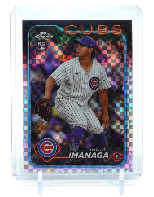 今永昇太 ルーキーカード X-fractorパラレル 2024 Topps Chrome X-fractor #121 Shota Imanaga RC