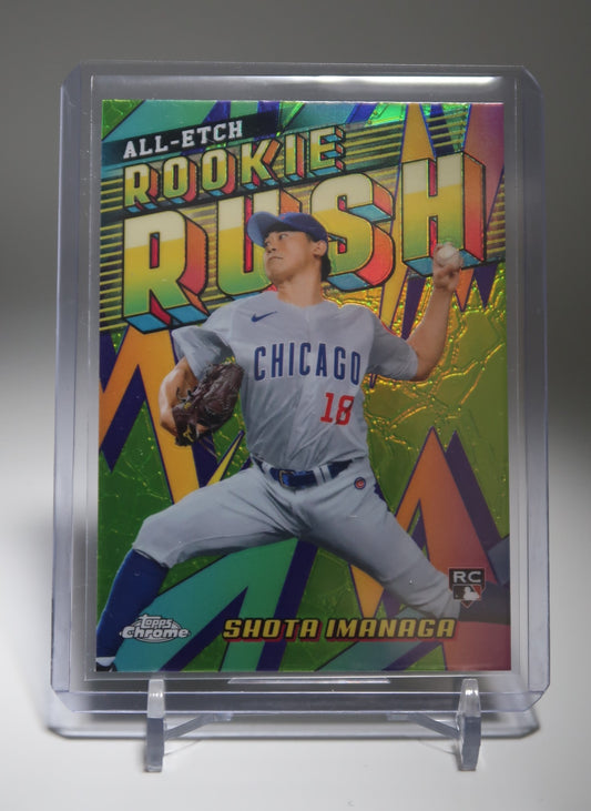 今永昇太 ルーキーカード 2024 Topps Chrome All Etch Rookie Rush #CERR-18 Shota Imanaga RC SP