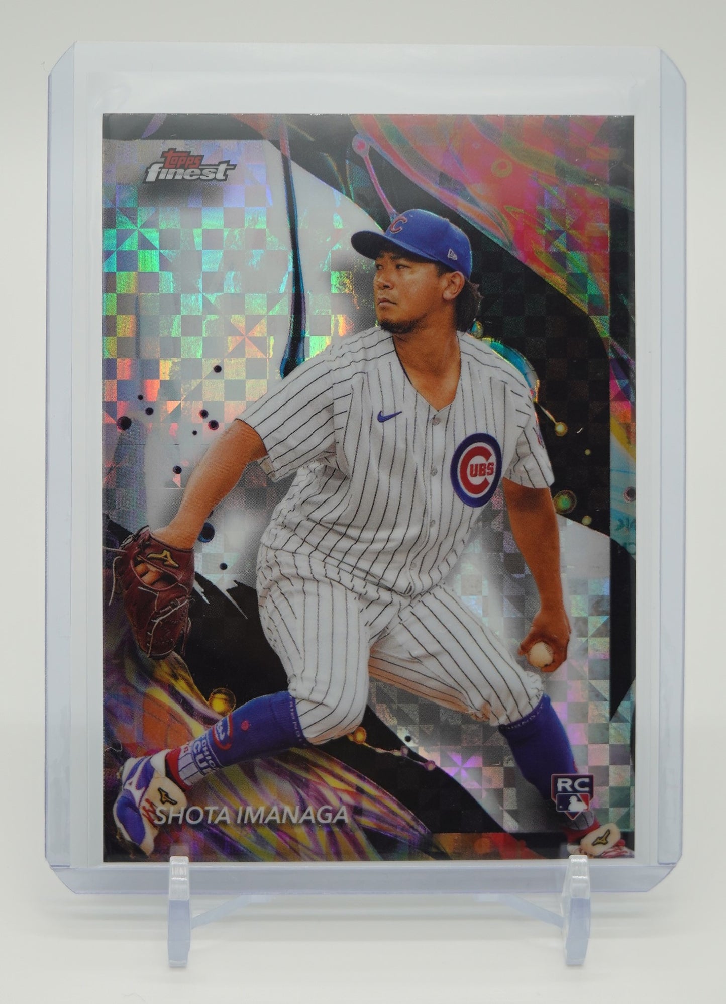 今永昇太 ルーキーカード RC Checkerboard Refractor 2024 Topps Finest Uncommon #161 Shota Imanaga