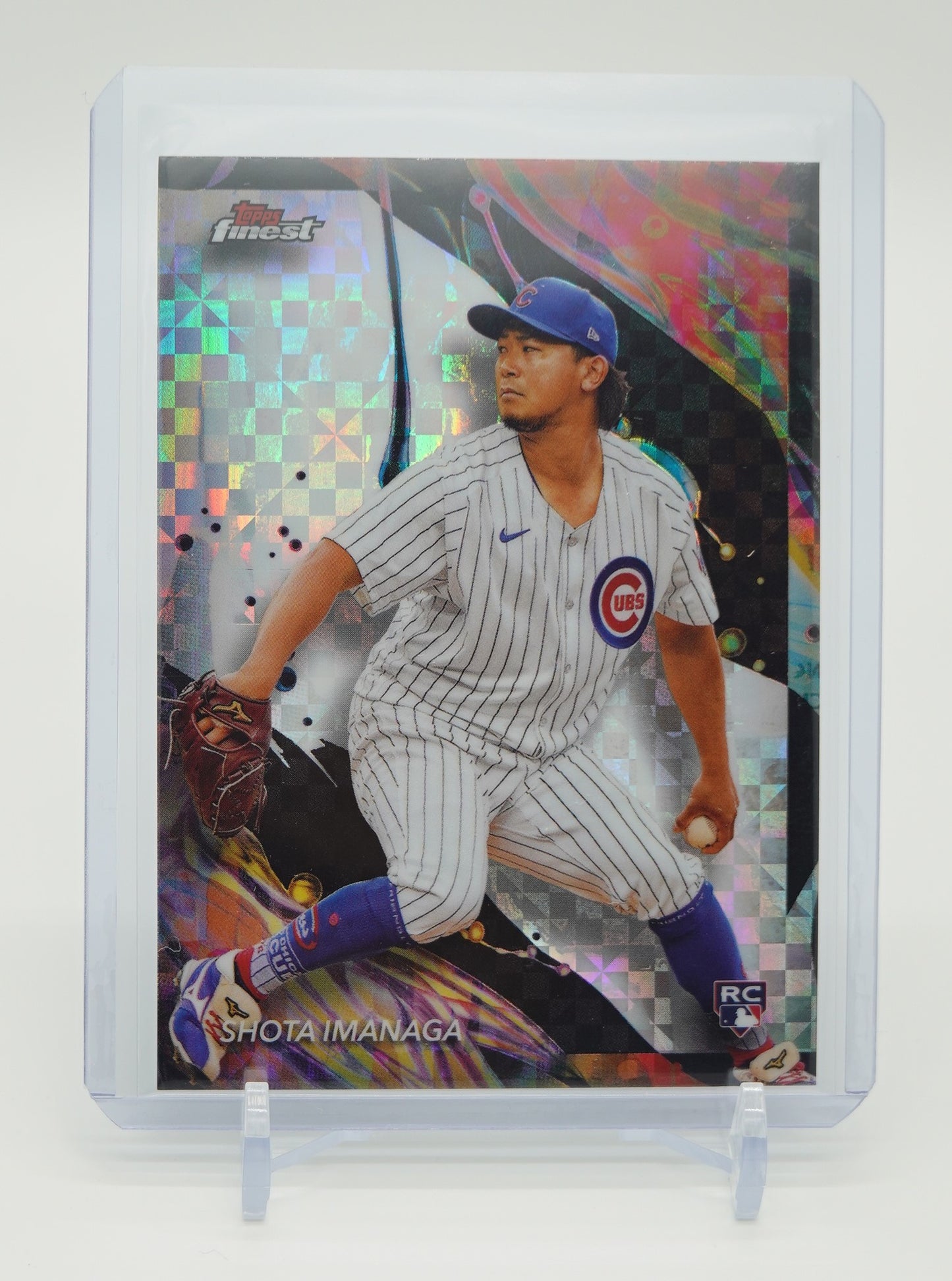 今永昇太 ルーキーカード RC Checkerboard Refractor 2024 Topps Finest Uncommon #161 Shota Imanaga