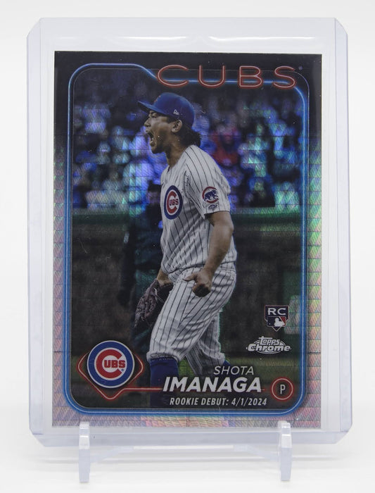 今永昇太 ルーキーカード Prismリフラクター パラレル 2024 Topps Chrome Update Series Prism Refractor #USC95 Shota Imanaga RC