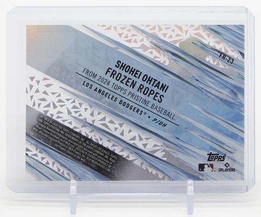 大谷翔平 ショートプリント インサート「Frozen Ropes」2024 Topps Pristine #FR-23 Shohei Ohtani SP