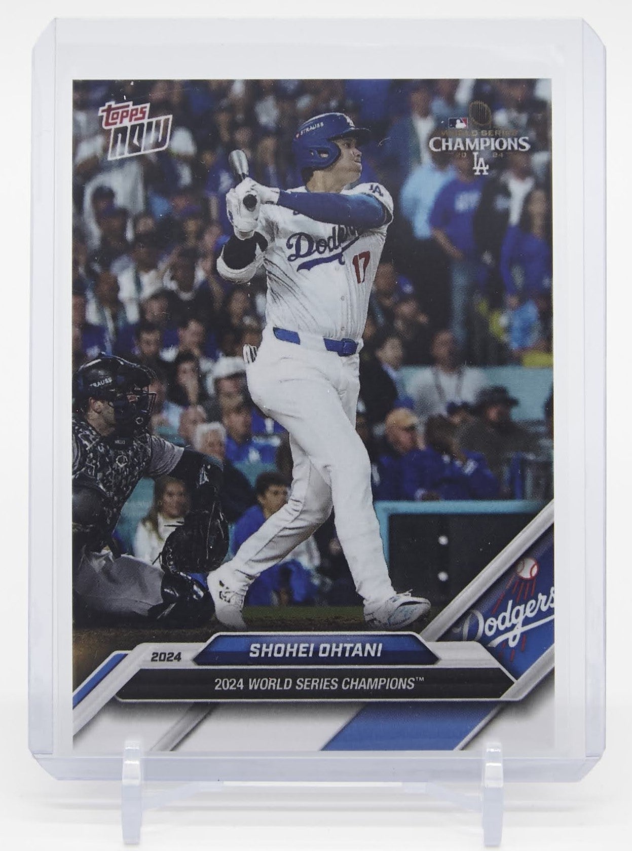 大谷翔平 ホワイトパラレル 2024 Topps Now World Series Champions #WS-2 Shohei Ohtani