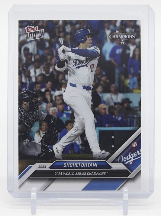 大谷翔平 ホワイトパラレル 2024 Topps Now World Series Champions #WS-2 Shohei Ohtani