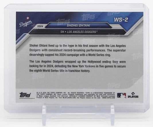 大谷翔平 ホワイトパラレル 2024 Topps Now World Series Champions #WS-2 Shohei Ohtani