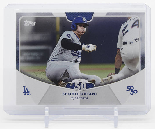 大谷翔平 50/50カード 50盗塁 2024 Topps 50/50 Shohei Ohtani Stolen Base #50 #98