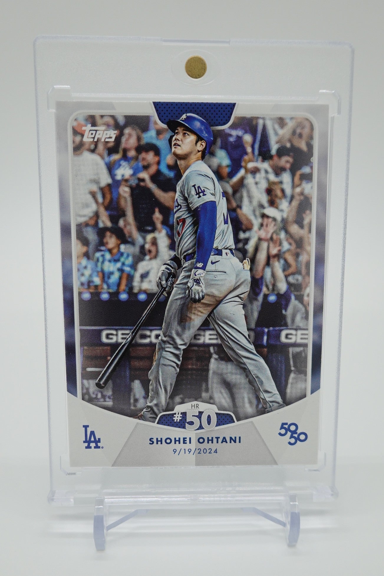 大谷翔平 MLB史上初50-50達成記念 2024 Topps 50/50 HR #50 カード #100 Shohei Ohtani