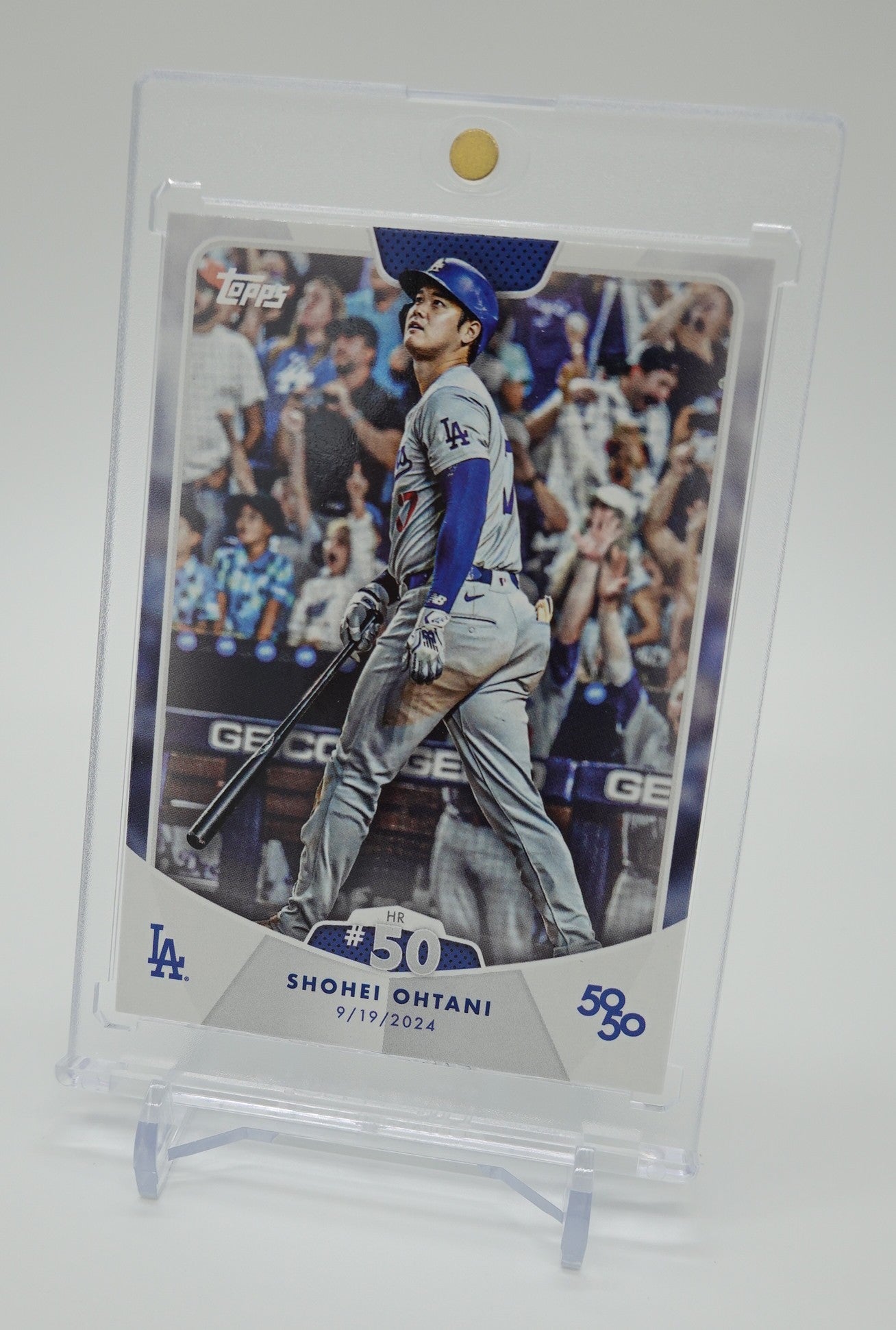 大谷翔平 MLB史上初50-50達成記念 2024 Topps 50/50 HR #50 カード #100 Shohei Ohtani