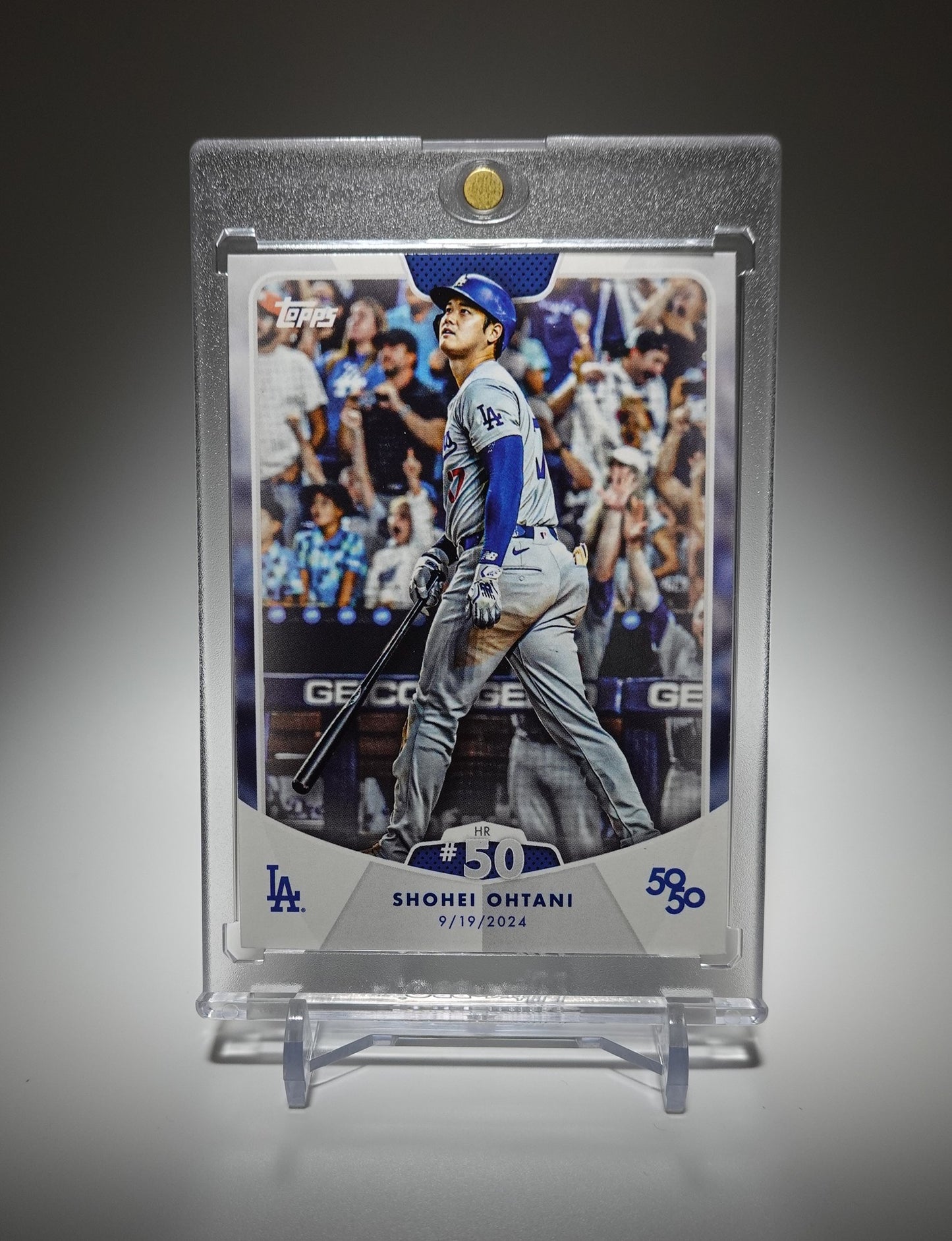 大谷翔平 MLB史上初50-50達成記念 2024 Topps 50/50 HR #50 カード #100 Shohei Ohtani