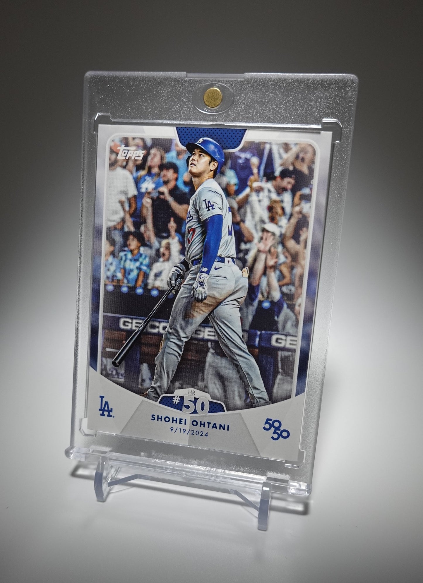 大谷翔平 MLB史上初50-50達成記念 2024 Topps 50/50 HR #50 カード #100 Shohei Ohtani
