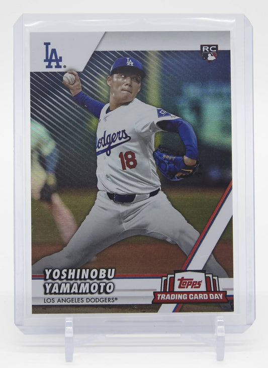山本由伸 ルーキーカード 2024 Topps Trading Card Day #LAD-2 Yoshinobu Yamamoto RC