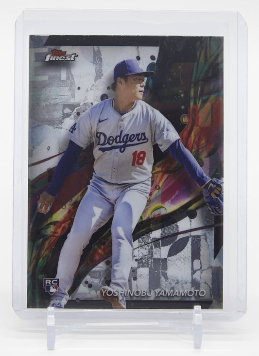山本由伸 ルーキーカード 2024 Topps Finest Common #50 Yoshinobu Yamamoto RC