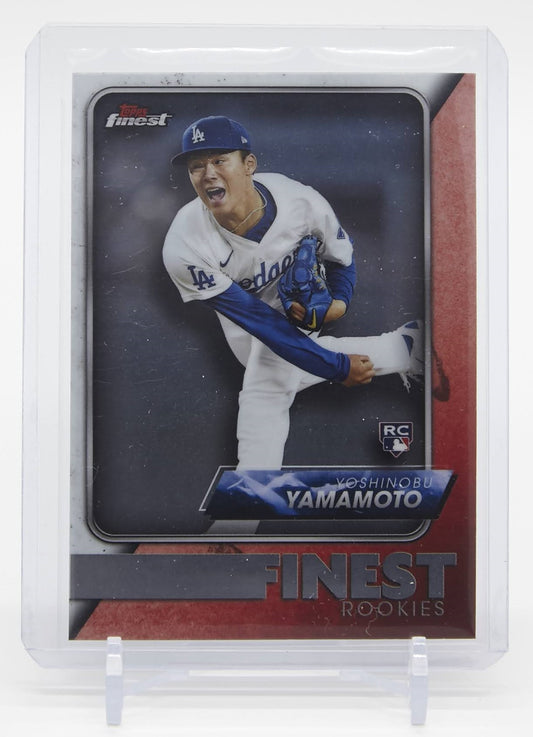山本由伸 ルーキーカード 2024 Topps Finest Finest Rookies #FRD-17 Yoshinobu Yamamoto RC