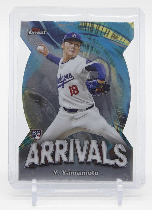 山本由伸 ルーキーカード ダイ・カット 2024 Topps Finest Arrivals #A-20 Yoshinobu Yamamoto RC