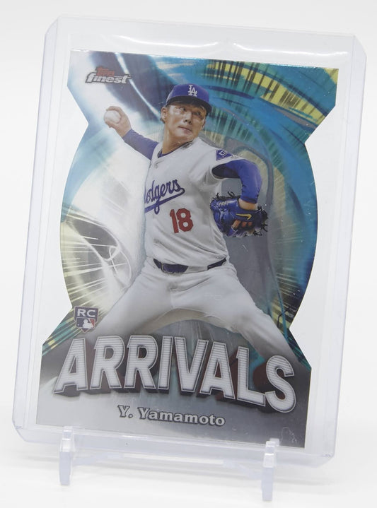 山本由伸 ルーキーカード ダイ・カット 2024 Topps Finest Arrivals #A-20 Yoshinobu Yamamoto RC